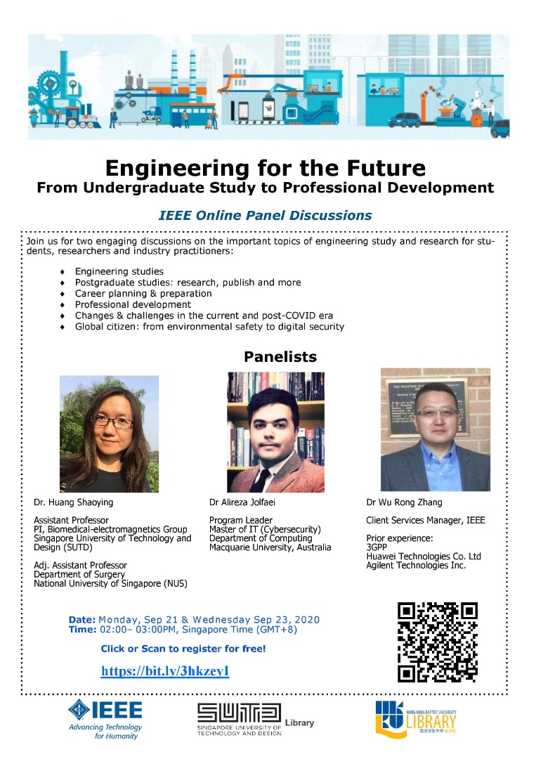 IEEE ONLINE PANEL DISCUSSION (Engineering for the Future: From Undergraduate Study to Professional Development) 